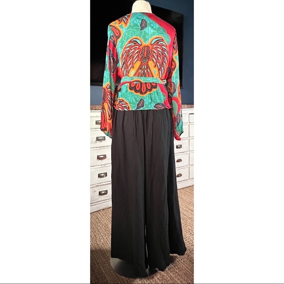 Anthropologie Conditions Apply Sleek Wrap Blouse Top SP - Picture 10 of 16